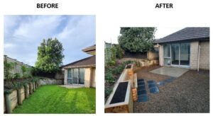 Landscaping Brigitte View - Before & After