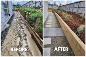 Landscaping Brigitte View - Before & After