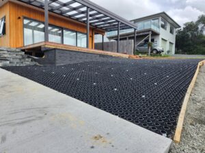 Parking Bay, Veggies Box and Steps