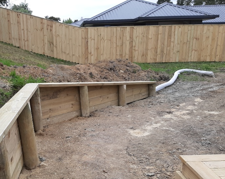 Timber Retaining Wall NZ